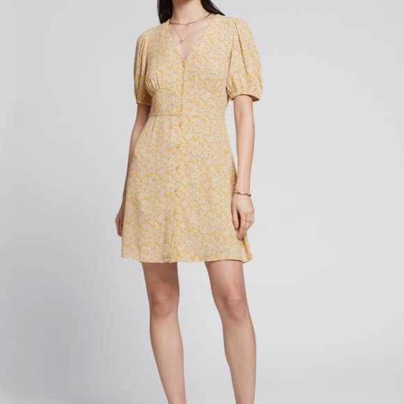 Floral Printed Buttoned Mini Dress from & Other Stories (Size 6) - Picture 2 of 7